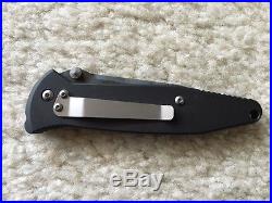 Microtech M Socom 8/98 Black Blade Half Serrated Folding Knife-rare-