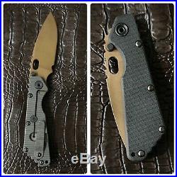 MSC Mick Strider Customs Knives SMF Copper Beryllium CuBe Spearpoint Blade