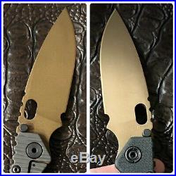 MSC Mick Strider Customs Knives SMF Copper Beryllium CuBe Spearpoint Blade