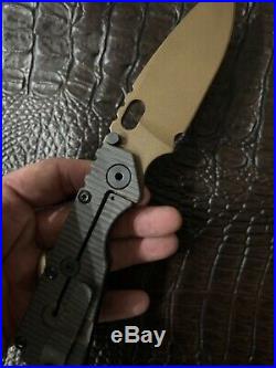 MSC Mick Strider Customs Knives SMF Copper Beryllium CuBe Spearpoint Blade