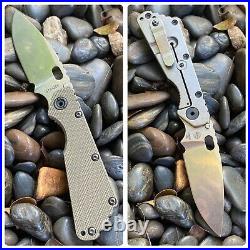 MSC Mick Strider Customs Knives SMF G10 Lego Grip CPM-S30V CC Spearpoint Knife