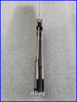 Machinewise Knives Mojave #529, Lightwash CPM-S90V, Raw Ti Turtle Textured Frame