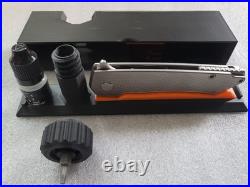 Machinewise Knives Mojave #529, Lightwash CPM-S90V, Raw Ti Turtle Textured Frame Machinewise Knives Mojave #529, Lightwash CPM-S90V, Raw Ti Turtle Textured Frame