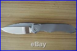 Marfione Custom Anax Integral Frame Lock Knife Titanium (3.75 High Polish)