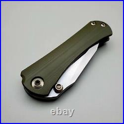 Marfione Custom Borka Blades Collab SBDP Green G10 M390 2021 Blade Show Limited