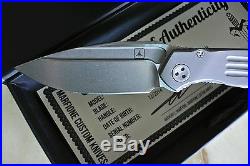 Marfione Custom Knives Anax Stonewash TAD Edition Gear Special