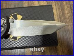 Marfione Custom Knives Socom Elite with Brass Inlay and M390 Tanto Blade