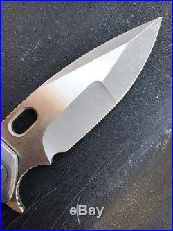 Marifone Custom Knives MSG-3 2 Tone Apocalyptic Finish Knife Microtech