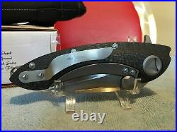 Marifone Whale Shark Hand-rub Satin 30k Carbon Fiber Microtech Ultra Rare