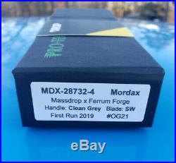 Massdrop Ferrum Forge Pro-tech Mordax button lock knife First Run #OG21