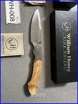 Mastodon Ivory William Henry Pocket Folding Knife T12 #1 of 1