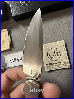 Mastodon Ivory William Henry Pocket Folding Knife T12 #1 of 1