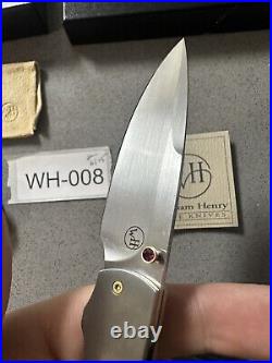 Mastodon Ivory William Henry Pocket Folding Knife T12 #1 of 1