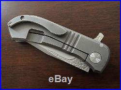 Matt Bailey Custom Made Titanium Tactical Knife Flipper 154CM Blade