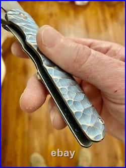 Matt Cucchiara Full Custom Flashbang PROTOTYPE Flipper Folding Knife RARE