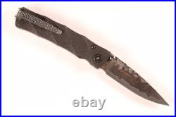 Mcusta Seki Japan MC-33 25th Anniversary Bamboo Black CF Folding Pocket Knife