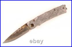 Mcusta Seki Japan MC-33TD 25th Anniversary Damascus Handle Folding Pocket Knife