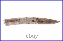 Mcusta Seki Japan MC-33TD 25th Anniversary Damascus Handle Folding Pocket Knife