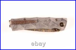 Mcusta Seki Japan MC-33TD 25th Anniversary Damascus Handle Folding Pocket Knife
