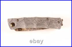 Mcusta Seki Japan MC-33TD 25th Anniversary Damascus Handle Folding Pocket Knife