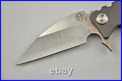 Medford FUK Knife with S35-VN & Ti Hndle (Tum) & Ti Hdw & Clip (rd3)