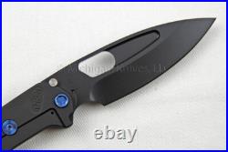 Medford Infraction Knife with S45-VN (PVD) & Ti Handle (PVD) & Ti Hdw (Blu) (503)