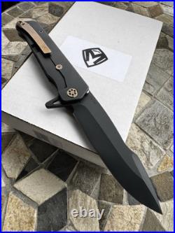 Medford Knife And Tool Gigantes 3V PVD Knife Bronze Hardware With Box And Docs