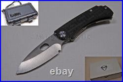 Medford Knife Coln G with D2 Tool Steel and Black G10 / Titanium Handle (156)