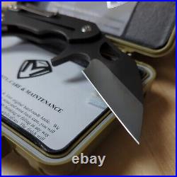 Medford Knife Custom Burung PVD Black Folder FREE SHIPPING