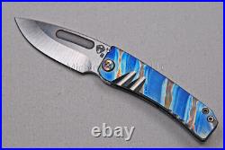 Medford Knife Dress Marauder with S35-VN with Ti Faced/Flm Handle & Ti Hdw (349)