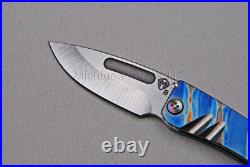 Medford Knife Dress Marauder with S35-VN with Ti Faced/Flm Handle & Ti Hdw (349)