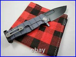 Medford Knife Fighter Flipper USMC FF S35 PVD Blue