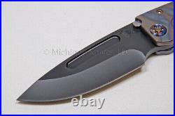 Medford Knife Marauder-H with CPM-3V Drop Pt. & Titanium Hdw (Flamed) (109)