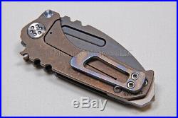 Medford Knife Micro Praetorian with S35-VN and Titanium Handles (flmd/brz) (129)