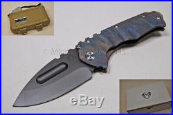 Medford Knife Praetorian T DP with D2 & Titanium Hndl (both sides Flamed!) (146)