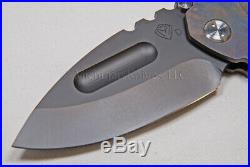 Medford Knife Praetorian T DP with D2 & Titanium Hndl (both sides Flamed!) (146)