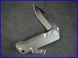 Medford Knife Proxima with CPM S35VN SS & Ti Handles & Ti Hdw Flamed 92-009 MINT