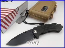 Medford Knife Theseus Frame Lock Folder S35VN Steel Tumbled PVD USA Made