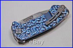 Medford Knife Theseus with S35-VN (tumb) & Titanium Handles (Jeweled, Blue) (137)