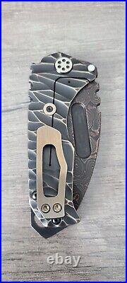 Medford Knife & Tool/MKT Genesis T in? Baker Forge Copper Damascus Raindrop