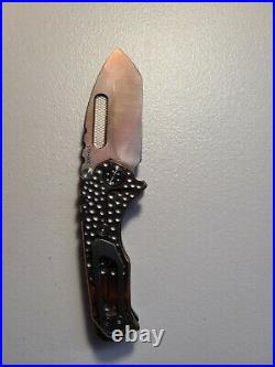 Medford Knife & Tool/MKT Micro Praetorian Ti Vulcan Tanto PVD & RoseCopper