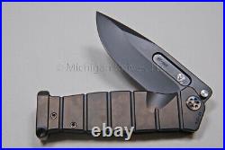 Medford Knife USMC-FF with CPM S35-VN, PVD handles & Titanium HDW (Flamed) (151)