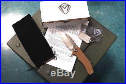 Medford Knife and Tool 187F D2 Coyote G10 & Titanium Vulcan