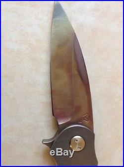 Medford Knife and Tool Viper flipper titanium framelock folding knife D2 NEW
