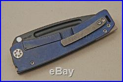 Medford Marauder-H Knife with CPM S35VN (PVD) & Titanium (Anodized Blue) (090)