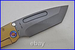 Medford Marauder-H Knife with S45-VN & Ti Hndle (Faced) & Ti Flmd Hdw (533)