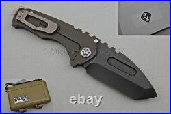 Medford Micro Praetorian T Knife Tanto S35-VN & Titanium Hdw (082)