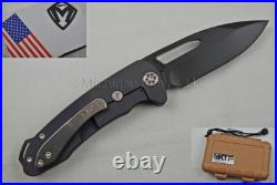 Medford On Belay Knife with S45-VN & Ti Hndle (BB/Violet) & Ti Hdw (505)