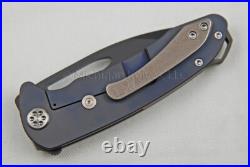 Medford On Belay Knife with S45-VN & Ti Hndle (BB/Violet) & Ti Hdw (505)