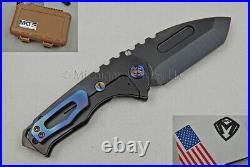 Medford Praetorian Genesis T Knife with S30V & Ti (PVD) with Ti Hdw (Flm) (484)